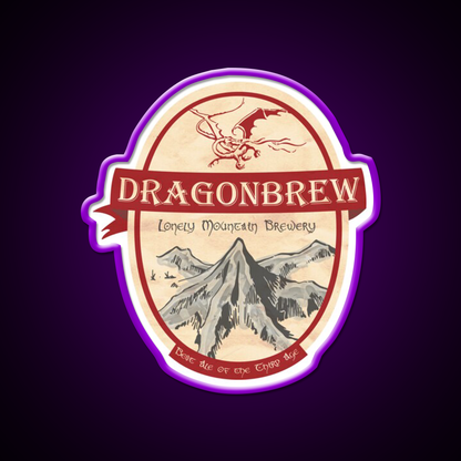 Erebor Dragonbrew Beer Bar Decor Led Neon Sign Rgb Color - LED neon sign view 9