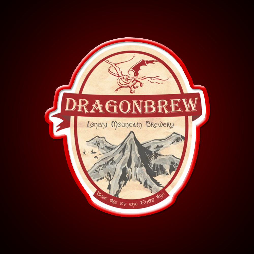 Erebor Dragonbrew Beer Bar Decor Led Neon Sign Rgb Color - LED neon sign view 10