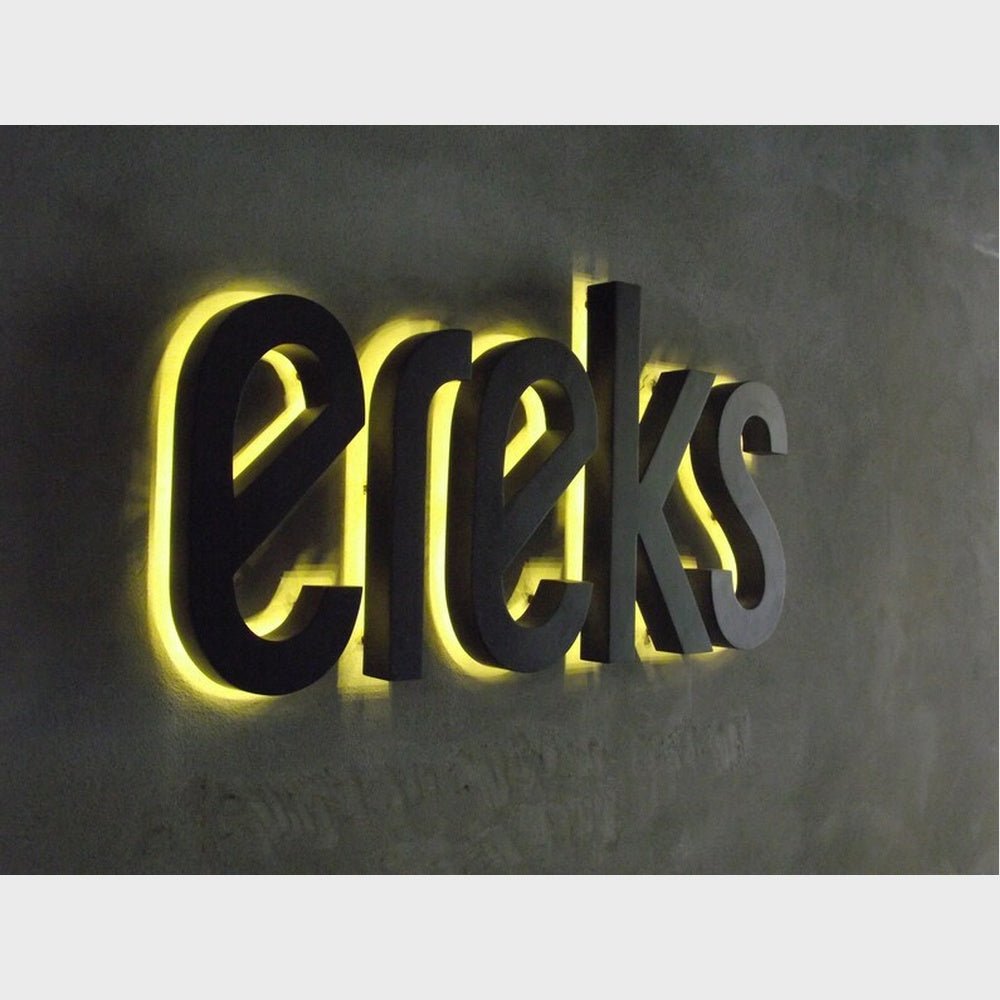 Ereks 3D Backlit Channel Letters Led Light Sign - Shineneon