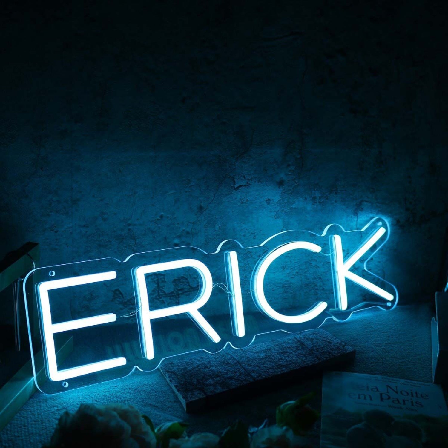 Erick Blue Name Led Neon Sign - Shineneon