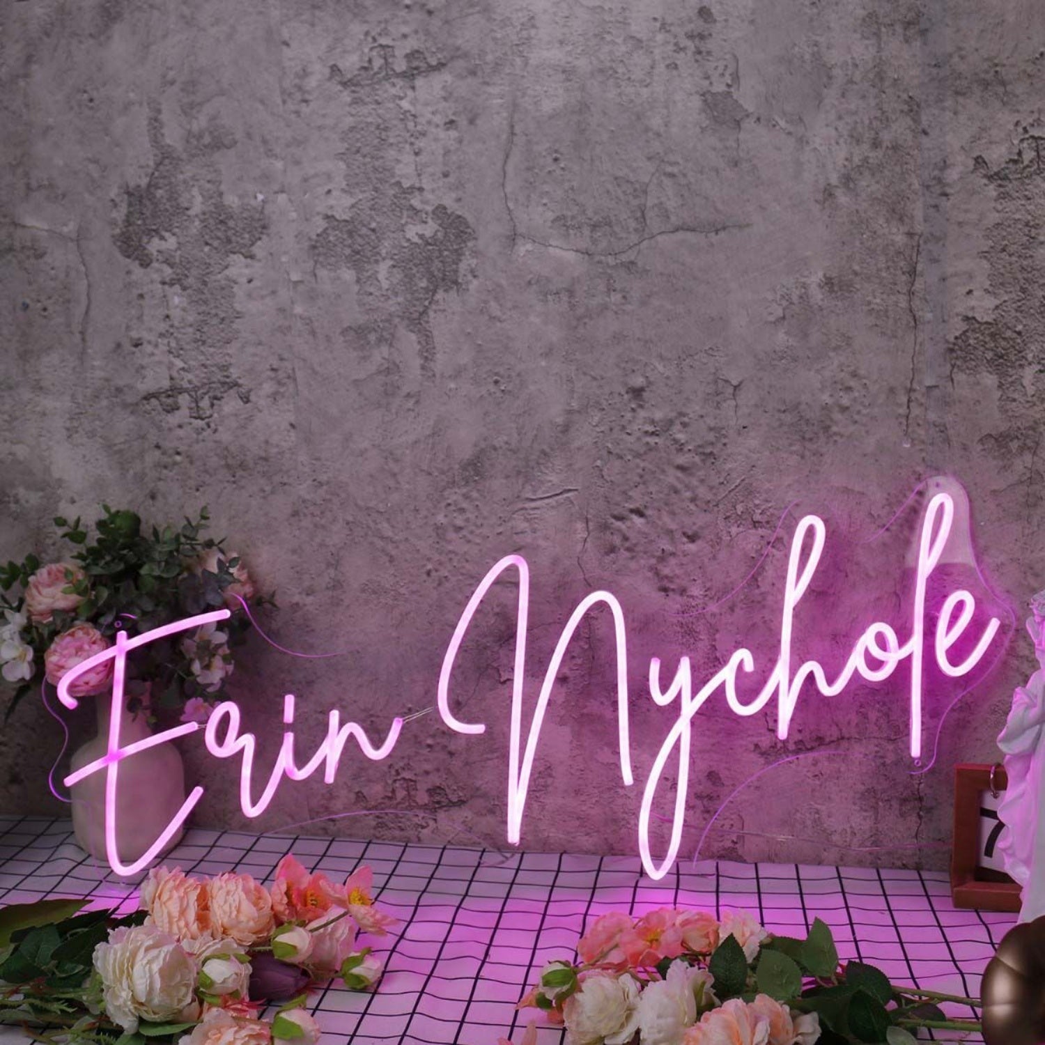 Erin Nychole Pink Led Neon Sign - Shineneon