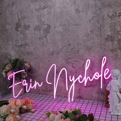 Erin Nychole Pink Led Neon Sign - Shineneon
