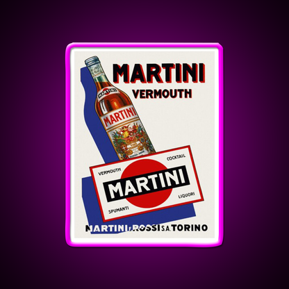 Ermouth Spumanti Sparklings Cocktail Bar Decor Led Neon Sign Rgb Color - Neon sign mounted on wall in room