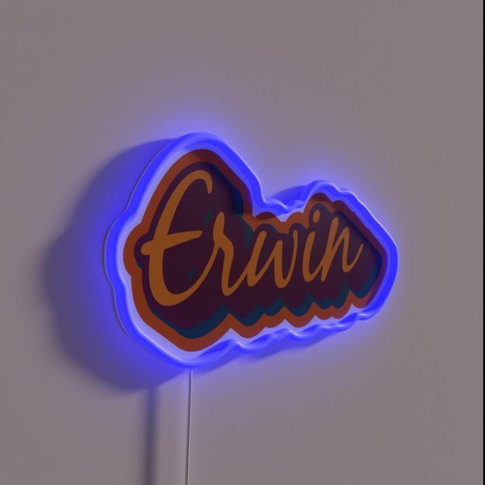Erwin Orange Rgb Led Neon Sign - Shineneon