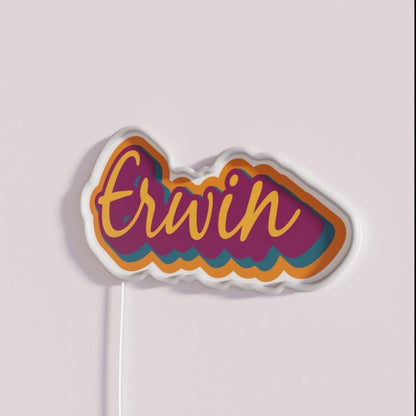 Erwin Orange Rgb Led Neon Sign - Shineneon