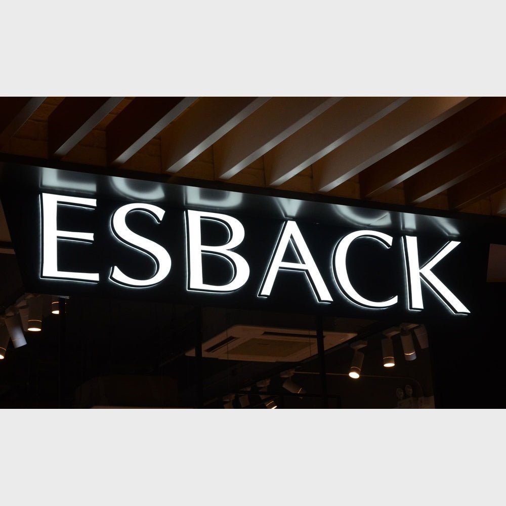 Esback 3D Frontlit Channel Letters Led Light Sign - Shineneon