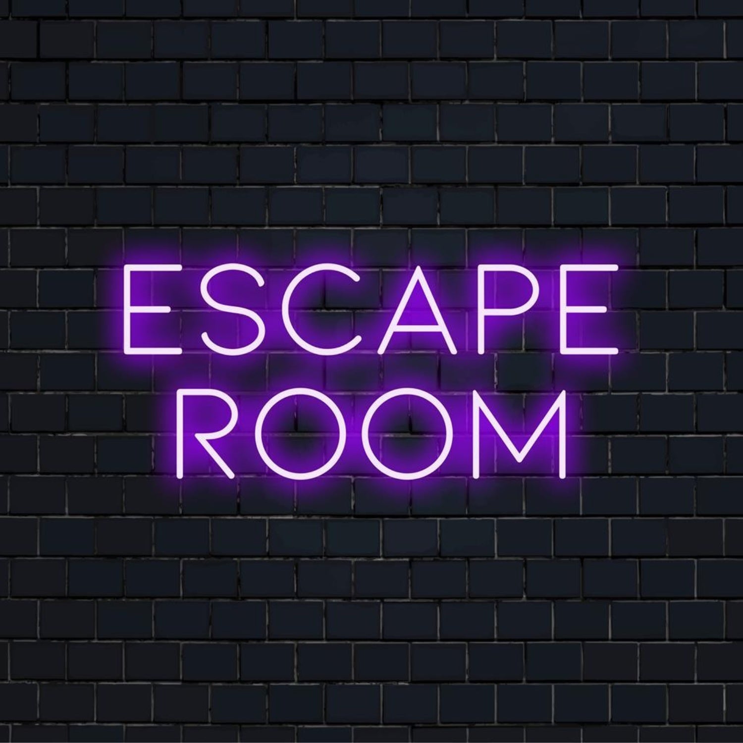 Escape Room Purple Led Neon Sign For Commercial Dark Wall Decor | Shineneon