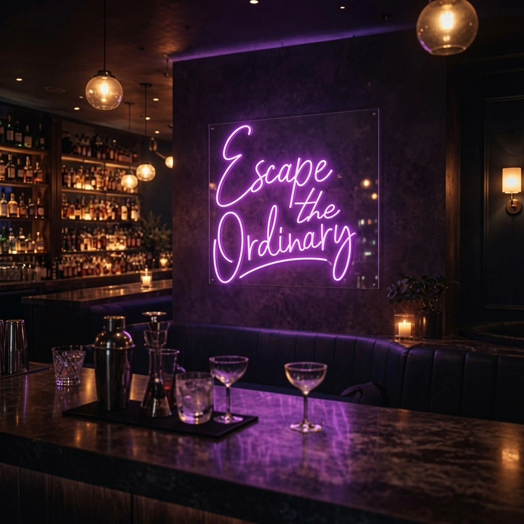 Escape The Ordinary Business LED Neon Sign - 01 Original Product Image