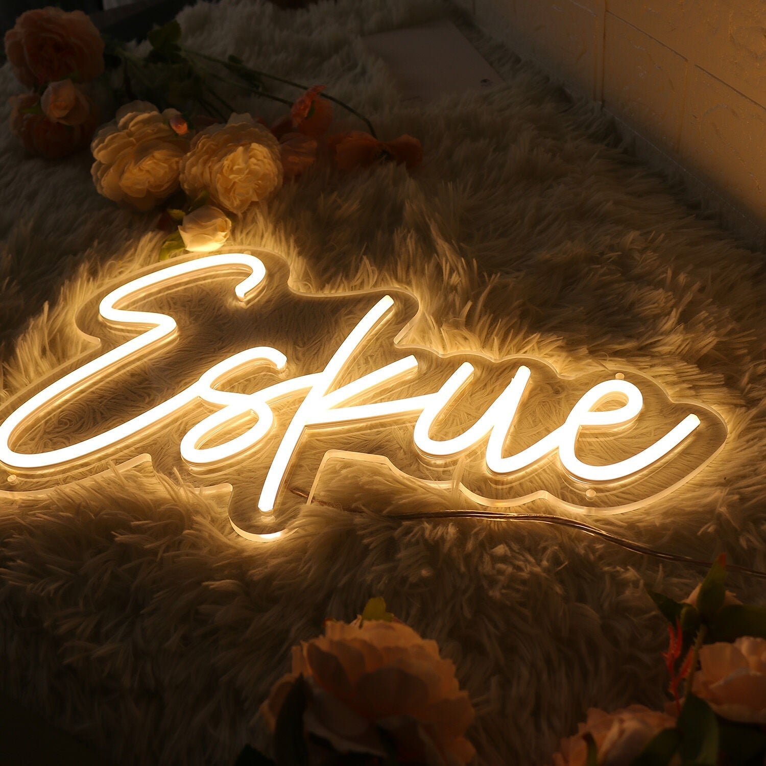 Eskue Yellow Led Neon Sign - Shineneon