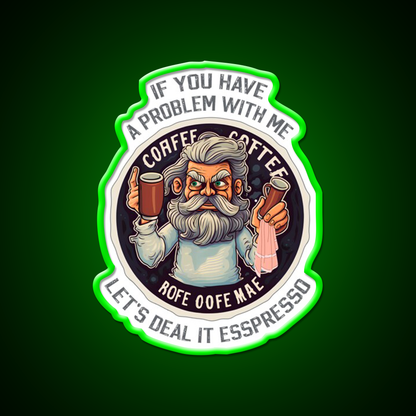 Espresso And Coffee Time Cafe Led Neon Sign Espresso Bar Art Rgb Color