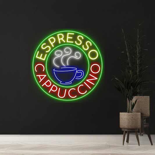 Espresso Cappuccino Neon Light