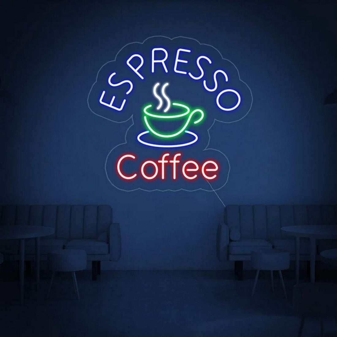 Espresso Coffee Led Sign Business Neon Sign