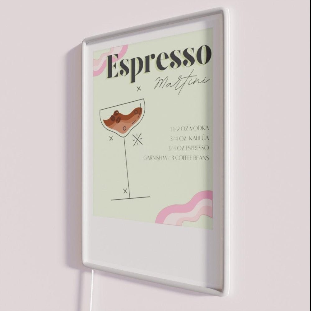 Espresso Martini Art Rgb Led Neon Sign - Shineneon