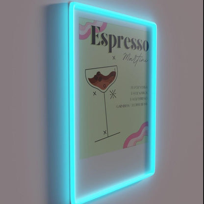 Espresso Martini Art Rgb Led Neon Sign - Shineneon
