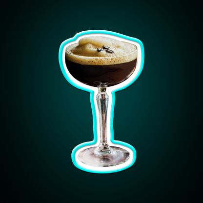 Espresso Martini Cocktail Bar Decor Led Neon Sign Rgb Color - Size and dimension reference