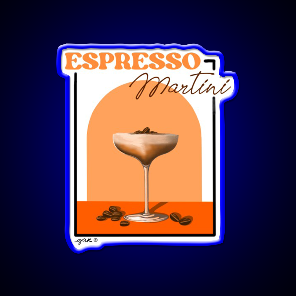 Espresso Martini Cocktail Bar Decor Led Neon Sign Drink Lounge Art Rgb Color - LED neon sign view 5