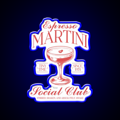 Espresso Martini Cocktail Bar Decor Led Neon Sign Drink Wall Art Rgb Color - LED neon sign view 5