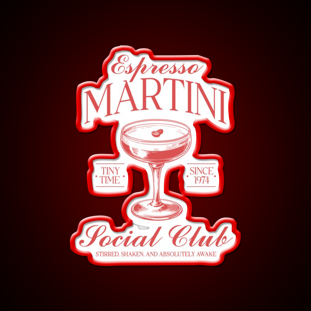 Espresso Martini Cocktail Bar Decor Led Neon Sign Drink Wall Art Rgb Color - LED neon sign view 10