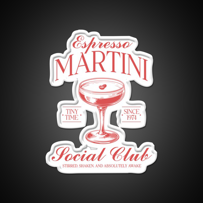 Espresso Martini Cocktail Bar Decor Led Neon Sign Drink Wall Art Rgb Color - LED neon sign view 11