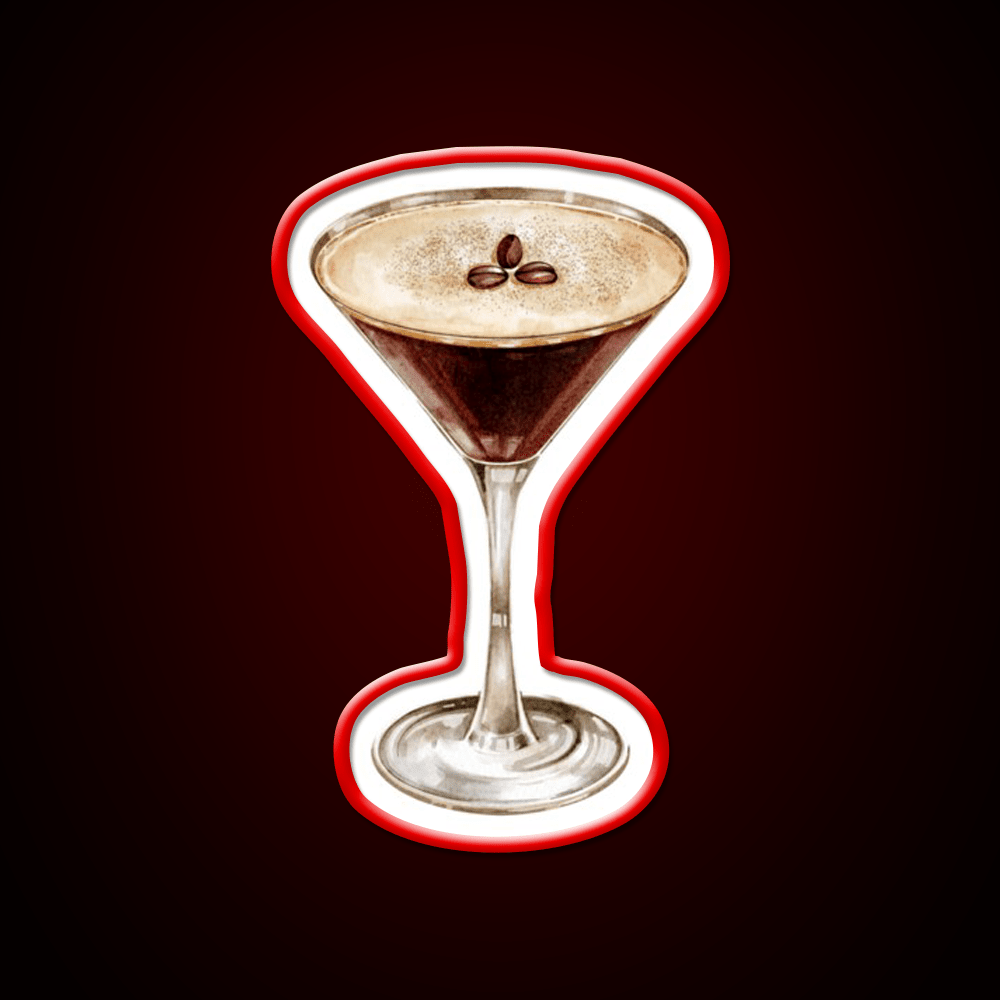 Espresso Martini Cocktail Bar Decor Led Neon Sign Neon Party Sign Rgb Color - Shineneon