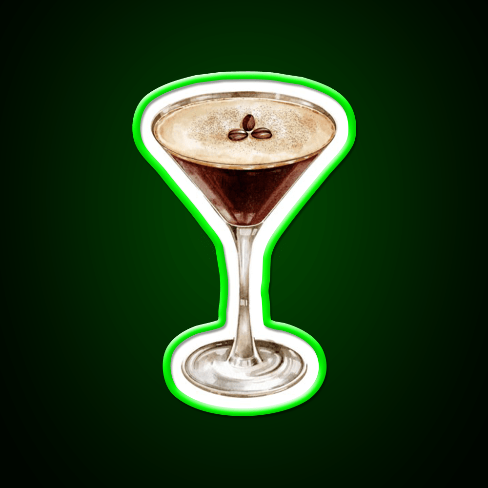 Espresso Martini Cocktail Bar Decor Led Neon Sign Neon Party Sign Rgb Color - Shineneon