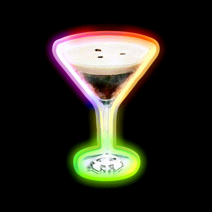 Espresso Martini Cocktail Bar Decor Led Neon Sign Party Neon Sign Rgb Color - LED neon sign close-up detail