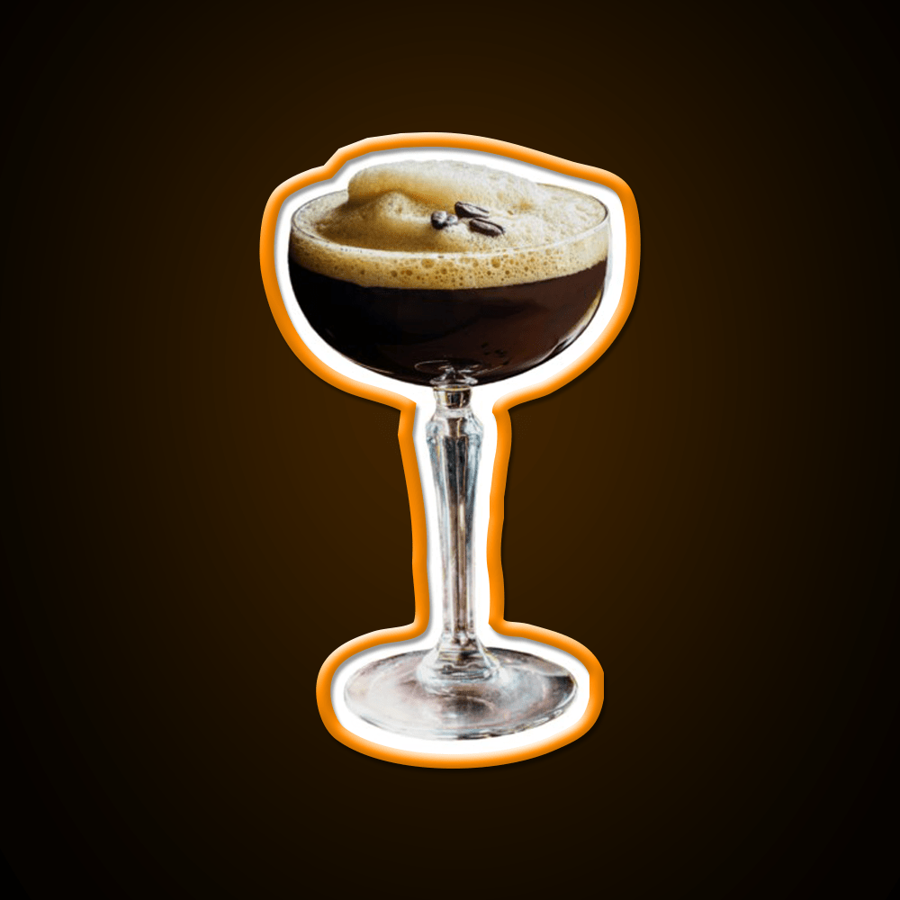 Espresso Martini Cocktail Bar Decor Led Neon Sign Rgb Color - Shineneon