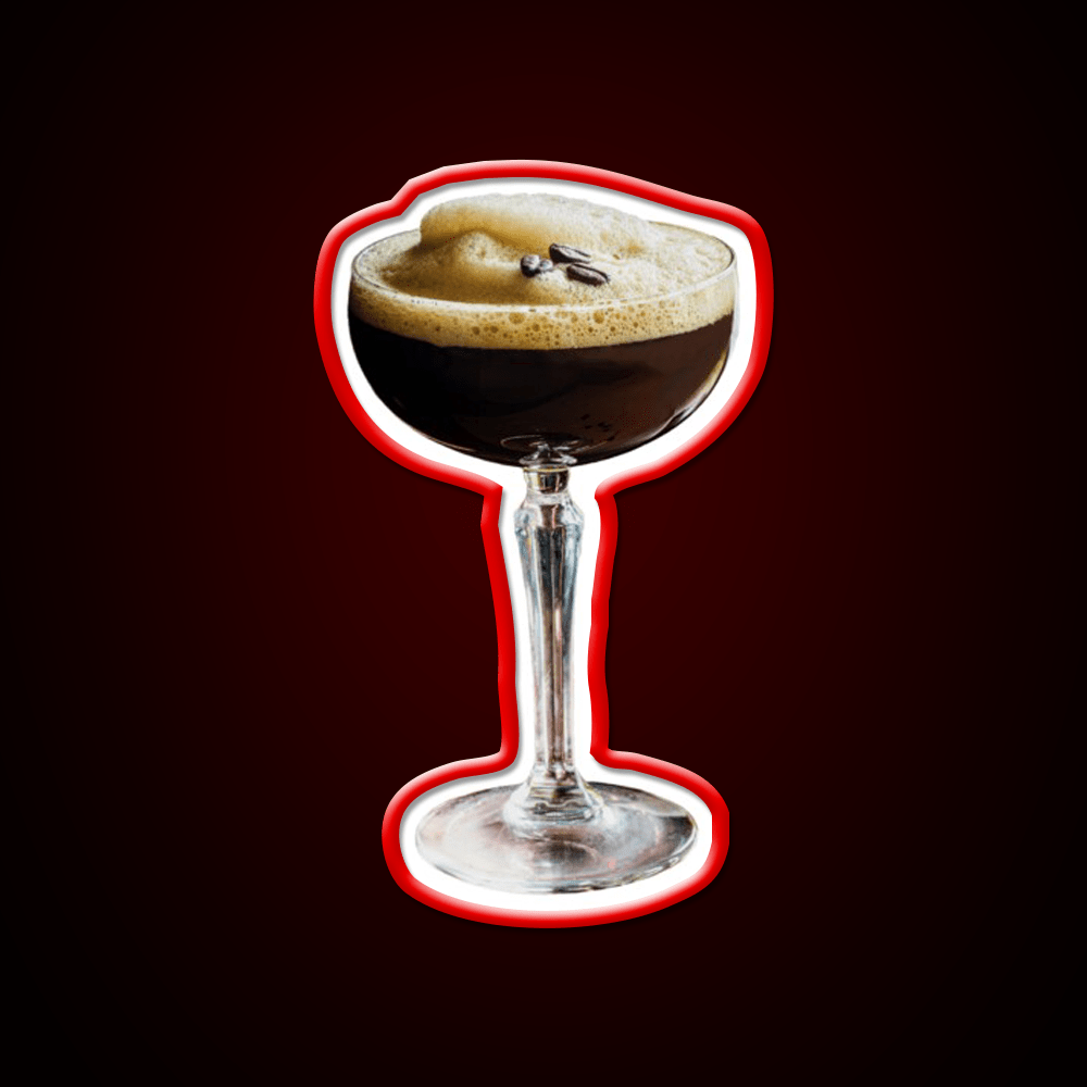Espresso Martini Cocktail Bar Decor Led Neon Sign Rgb Color - Shineneon
