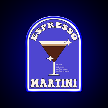 Espresso Martini Cocktail Bar Decor Led Neon Sign Wall Art For Bar Rgb Color - LED neon sign view 5