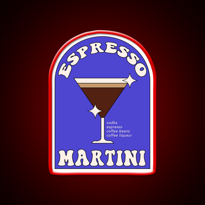 Espresso Martini Cocktail Bar Decor Led Neon Sign Wall Art For Bar Rgb Color - LED neon sign view 10