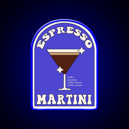 Espresso Martini Cocktail Bar Decor Led Neon Sign Wall Art For Bar Rgb Color - Shineneon