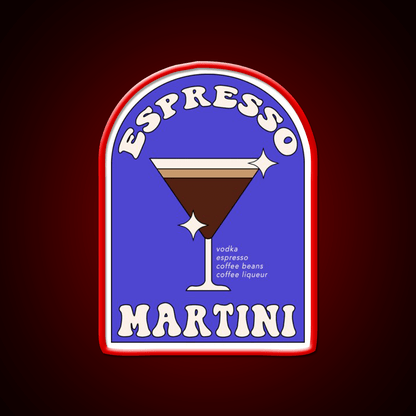 Espresso Martini Cocktail Bar Decor Led Neon Sign Wall Art For Bar Rgb Color - Shineneon