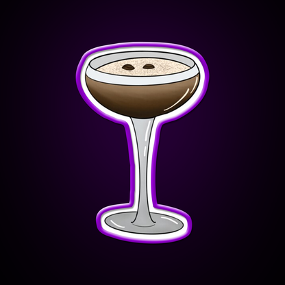 Espresso Martini Glass Cocktail Bar Decor Led Neon Sign Rgb Color - LED neon sign view 9
