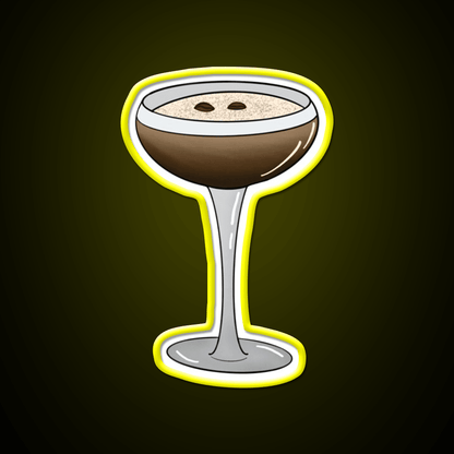 Espresso Martini Glass Cocktail Bar Decor Led Neon Sign Rgb Color - Shineneon