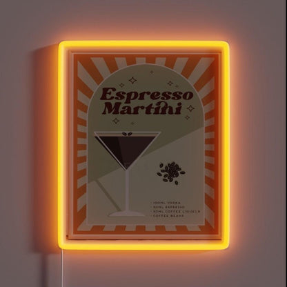 Espresso Martini Rgb Led Neon Sign - Shineneon