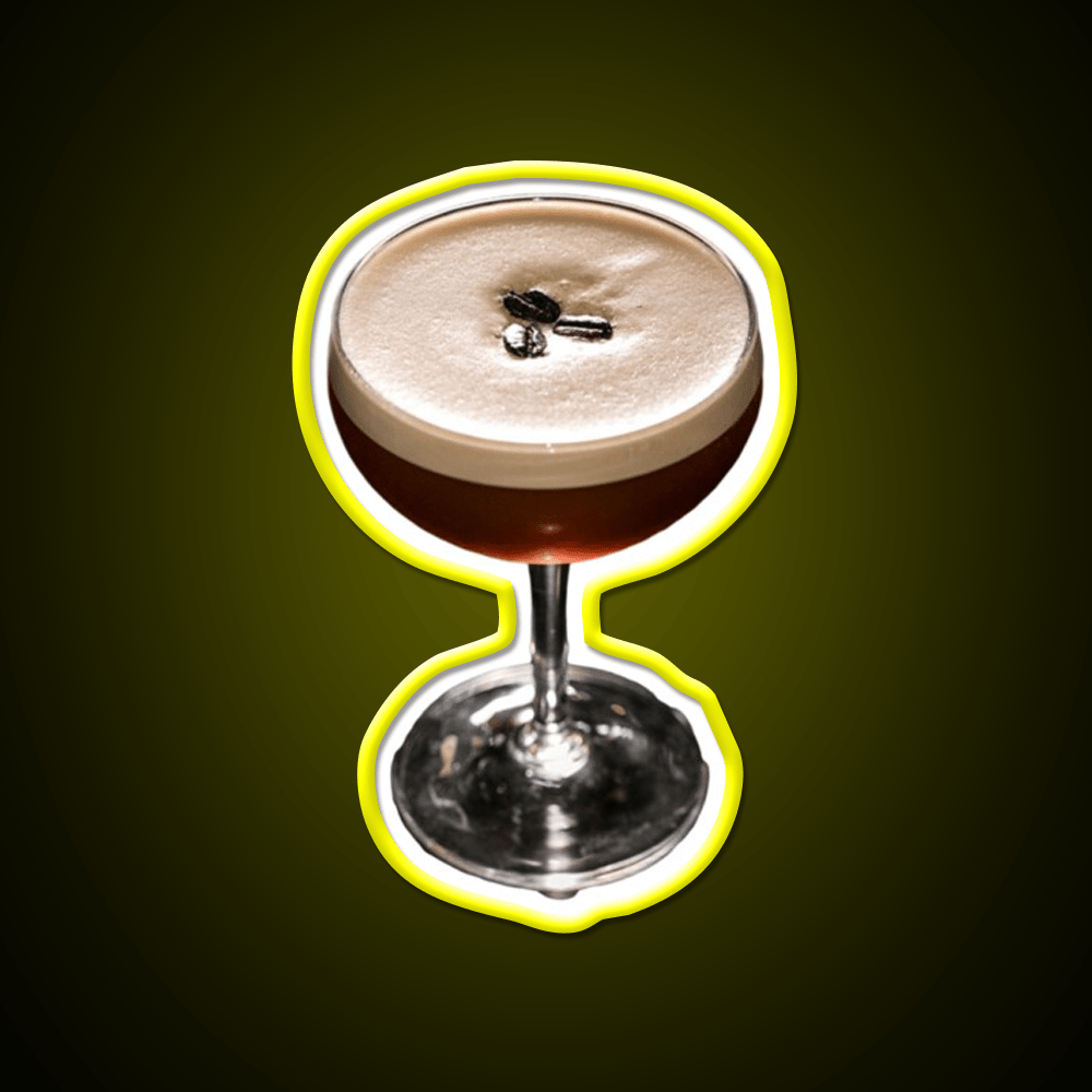 Espressomartini Cocktail Bar Decor Led Neon Sign Rgb Color - Shineneon