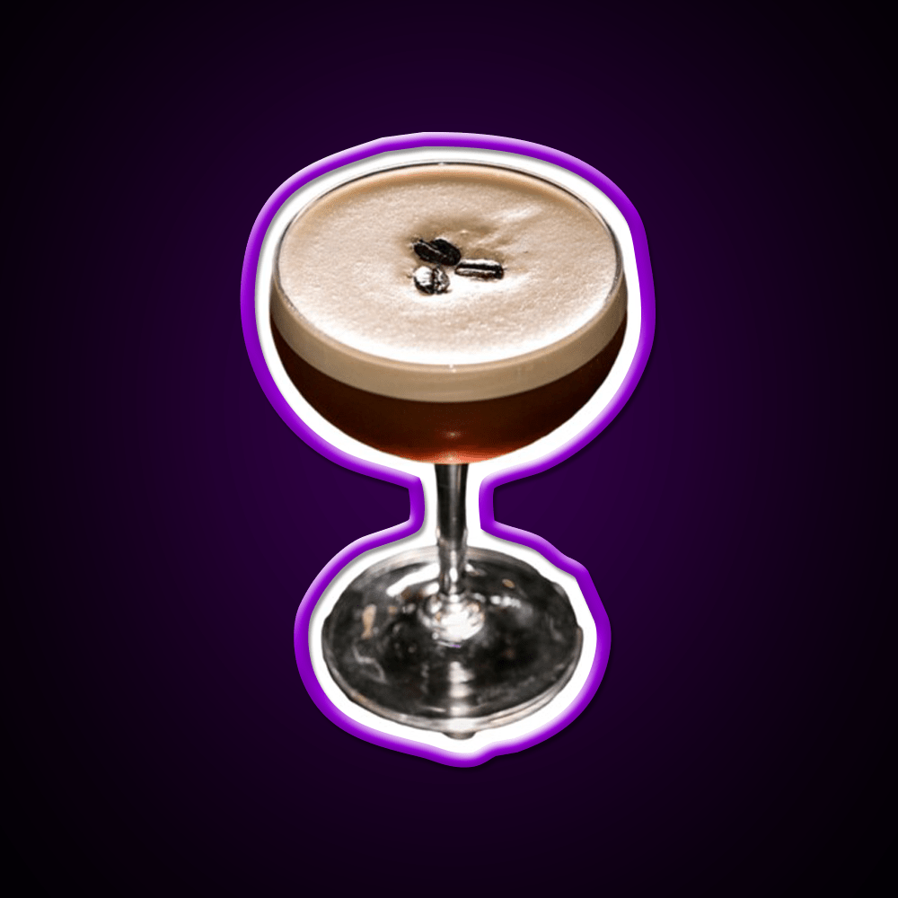 Espressomartini Cocktail Bar Decor Led Neon Sign Rgb Color - Shineneon