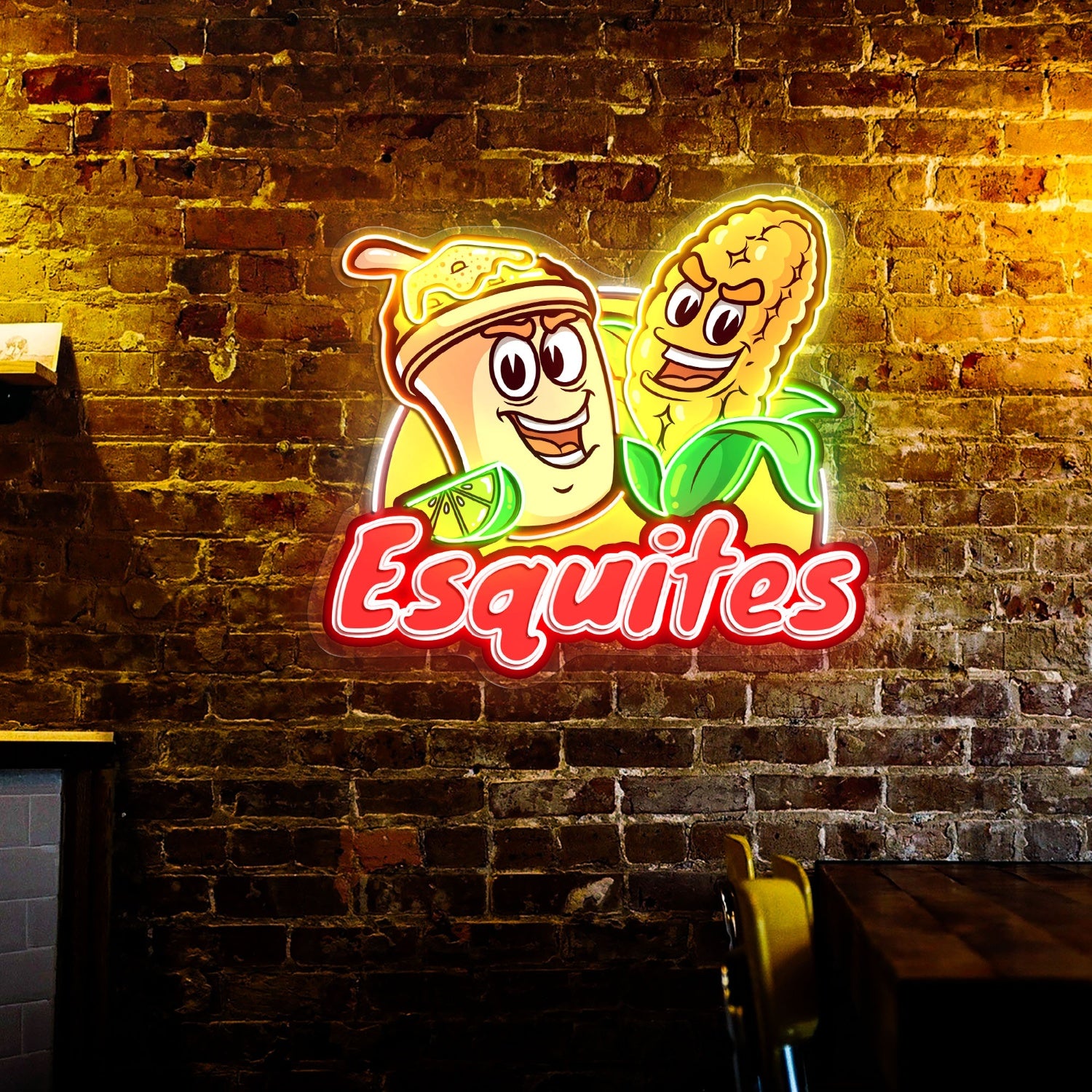 Esquites Acrylic Led Neon Sign Mexico Esquites LED Sign | Shineneon