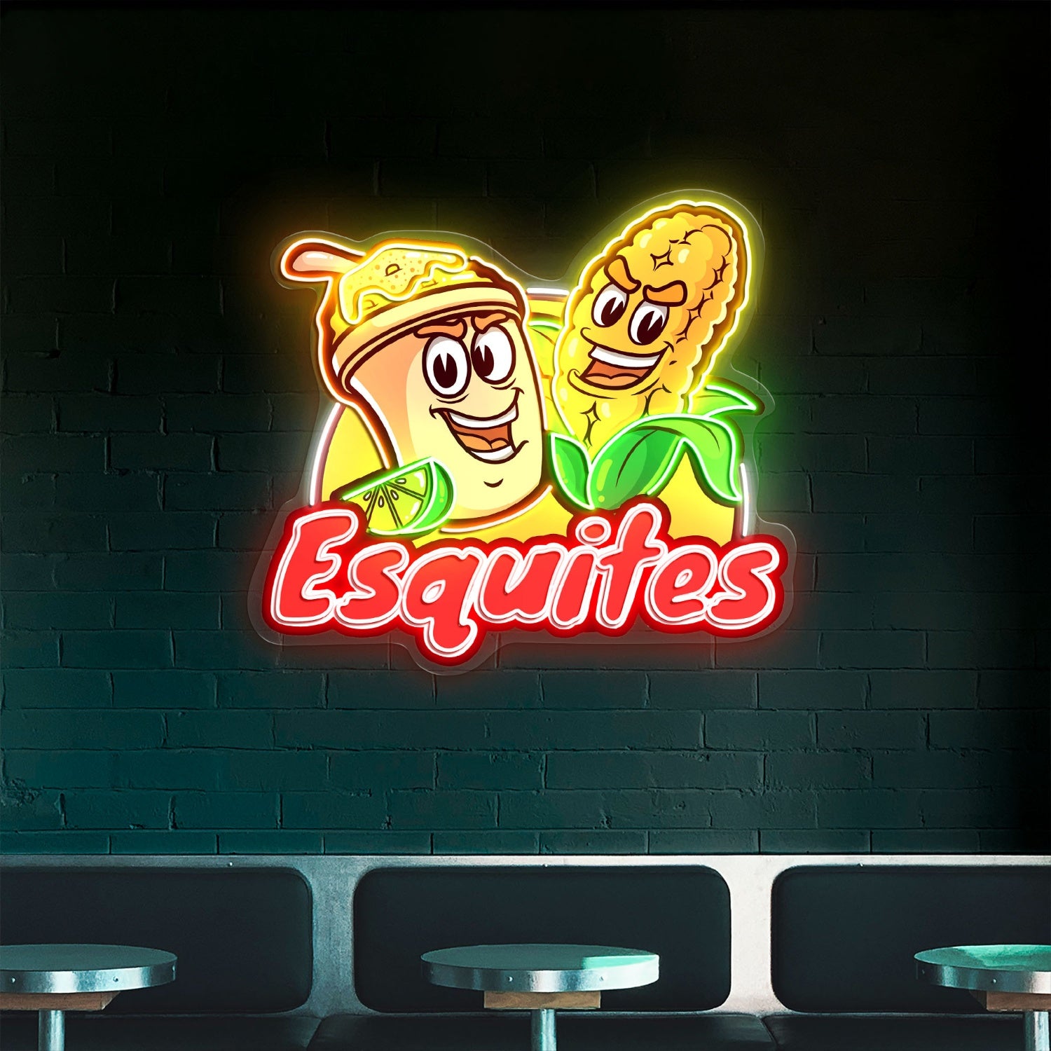 Esquites Acrylic Led Neon Sign Mexico Esquites LED Sign | Shineneon