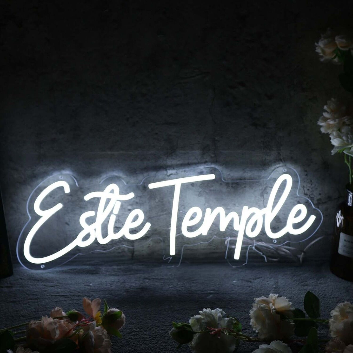 Estie Temple White Led Neon Sign - Shineneon