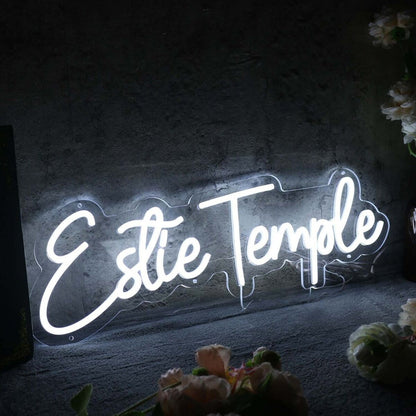 Estie Temple White Led Neon Sign - Shineneon