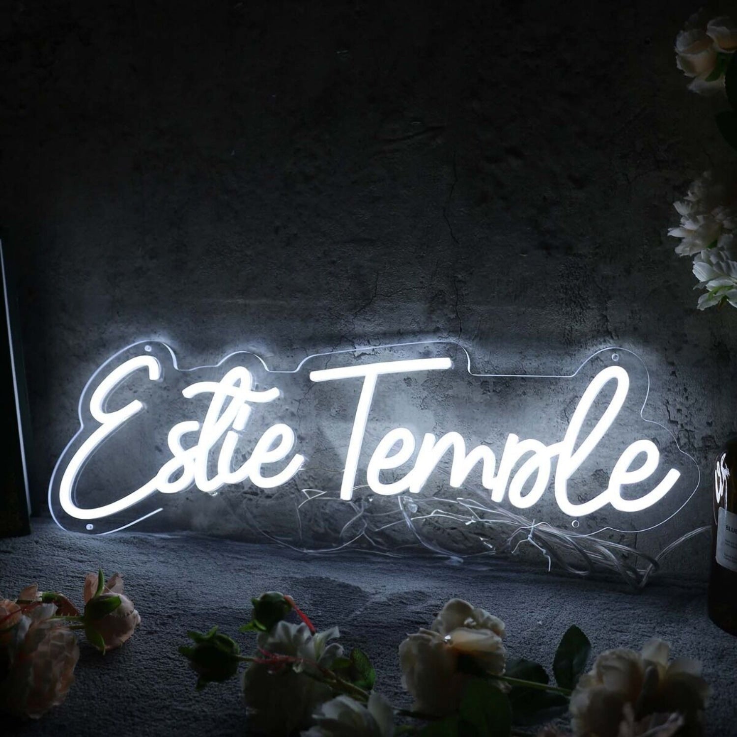 Estie Temple White Led Neon Sign - Shineneon