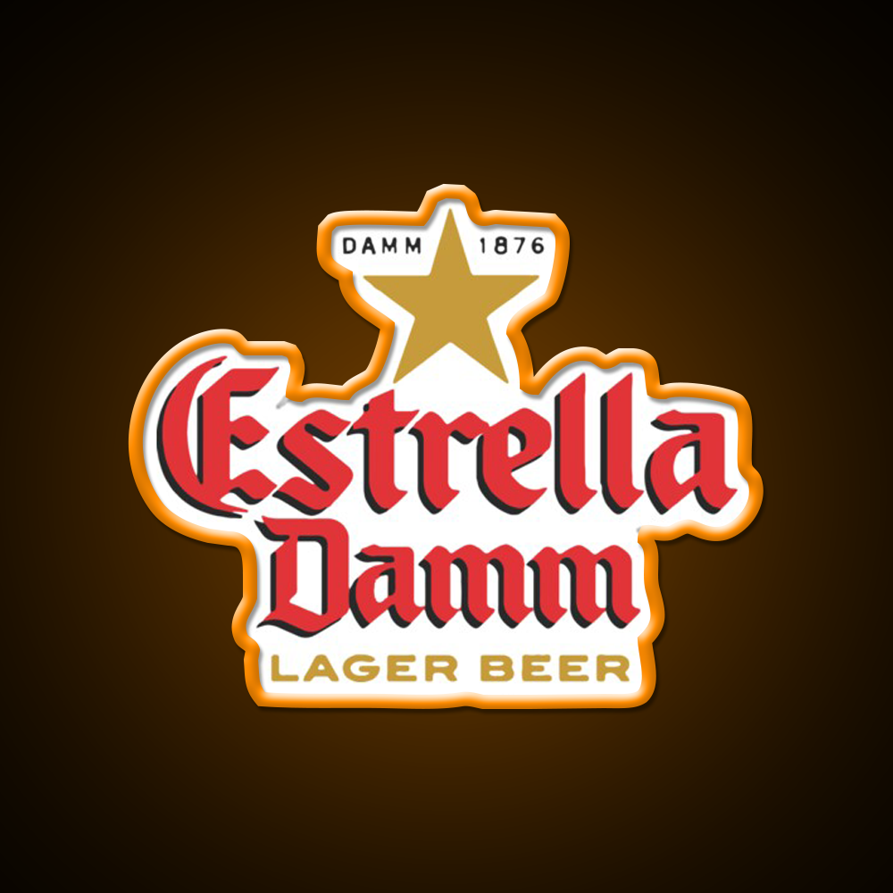 Estrella Damm Cocktail Bar Decor Led Neon Sign Rgb Color - LED neon sign view 6