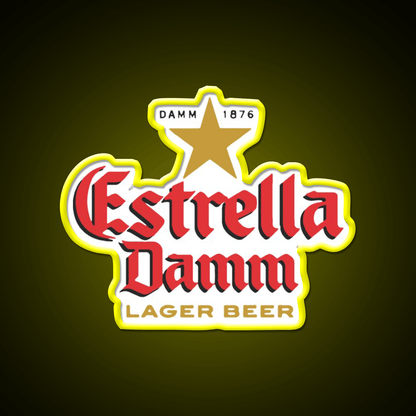 Estrella Damm Cocktail Bar Decor Led Neon Sign Rgb Color - Shineneon
