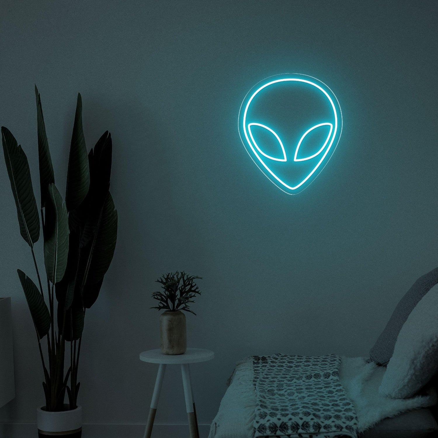 Et Alien Head Green Led Neon Sign For Home Decor Sci-Fi Theme | Shineneon