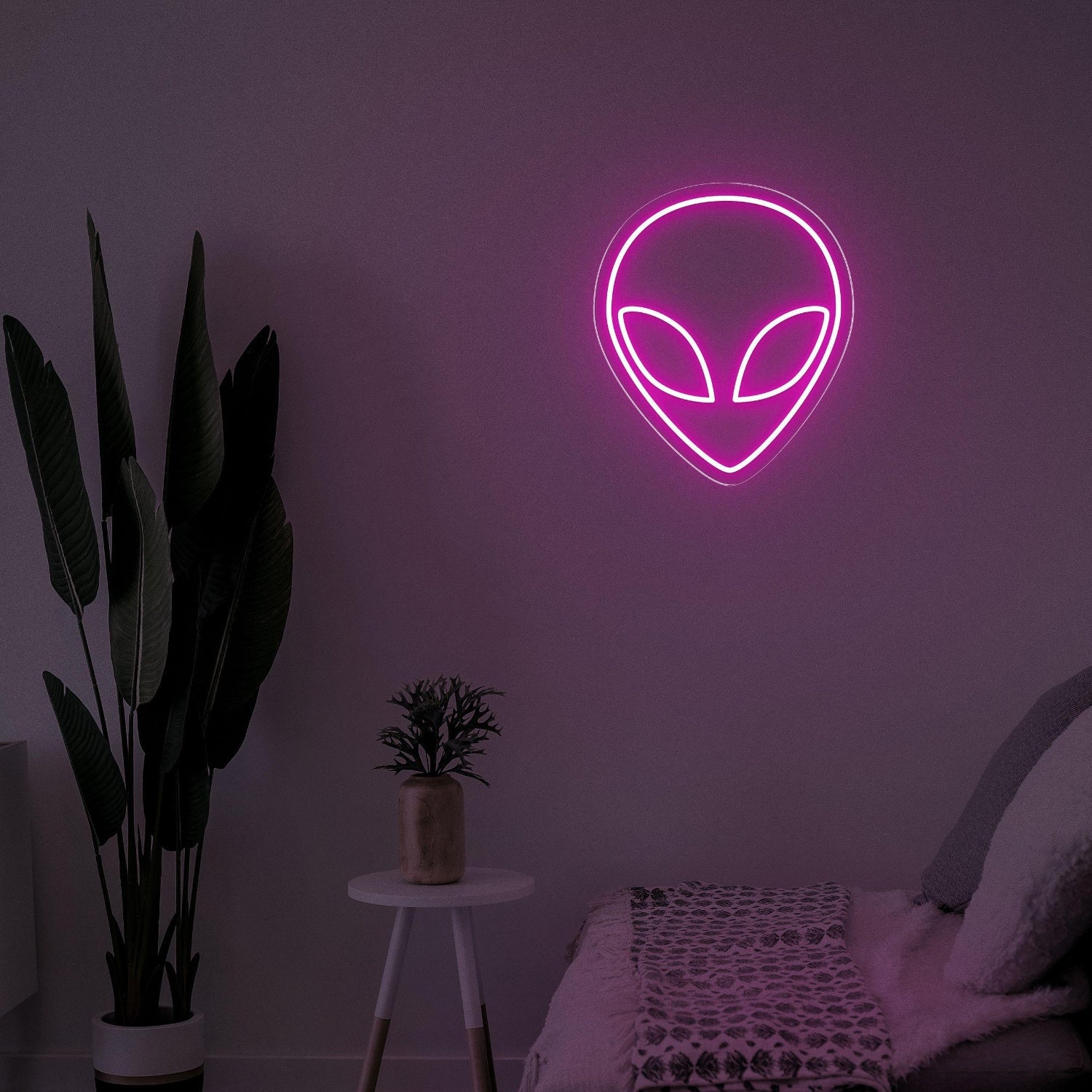 Et Alien Head Green Led Neon Sign For Home Decor Sci-Fi Theme | Shineneon
