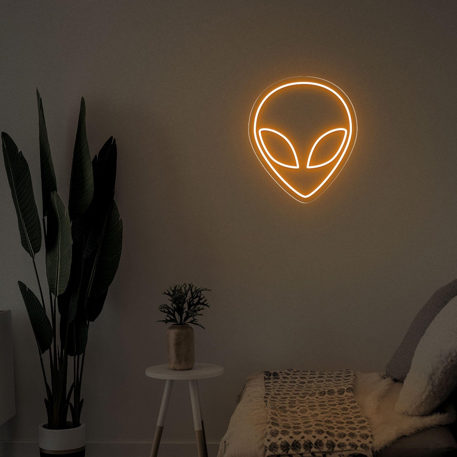 Et Alien Head Green Led Neon Sign For Home Decor Sci-Fi Theme | Shineneon