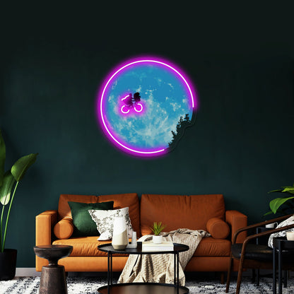 Et The Extraterrestrial Artwork Custom Neon Led Sign - Shineneon