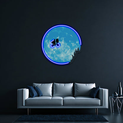 Et The Extraterrestrial Artwork Custom Neon Led Sign - Shineneon