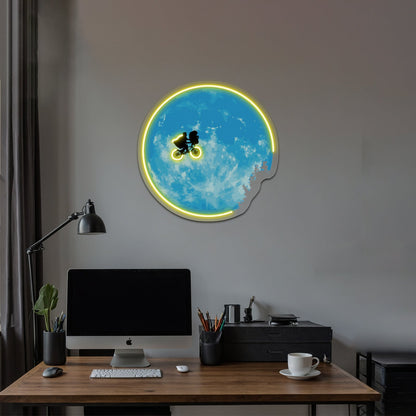 Et The Extraterrestrial Artwork Custom Neon Led Sign - Shineneon